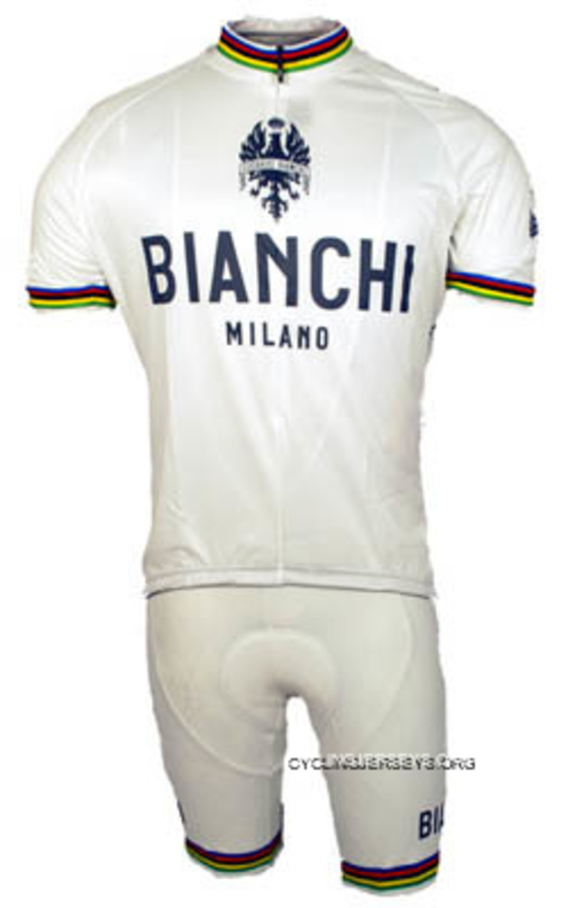 Bianchi White Pride Rainbow Jersey Cheap To Buy