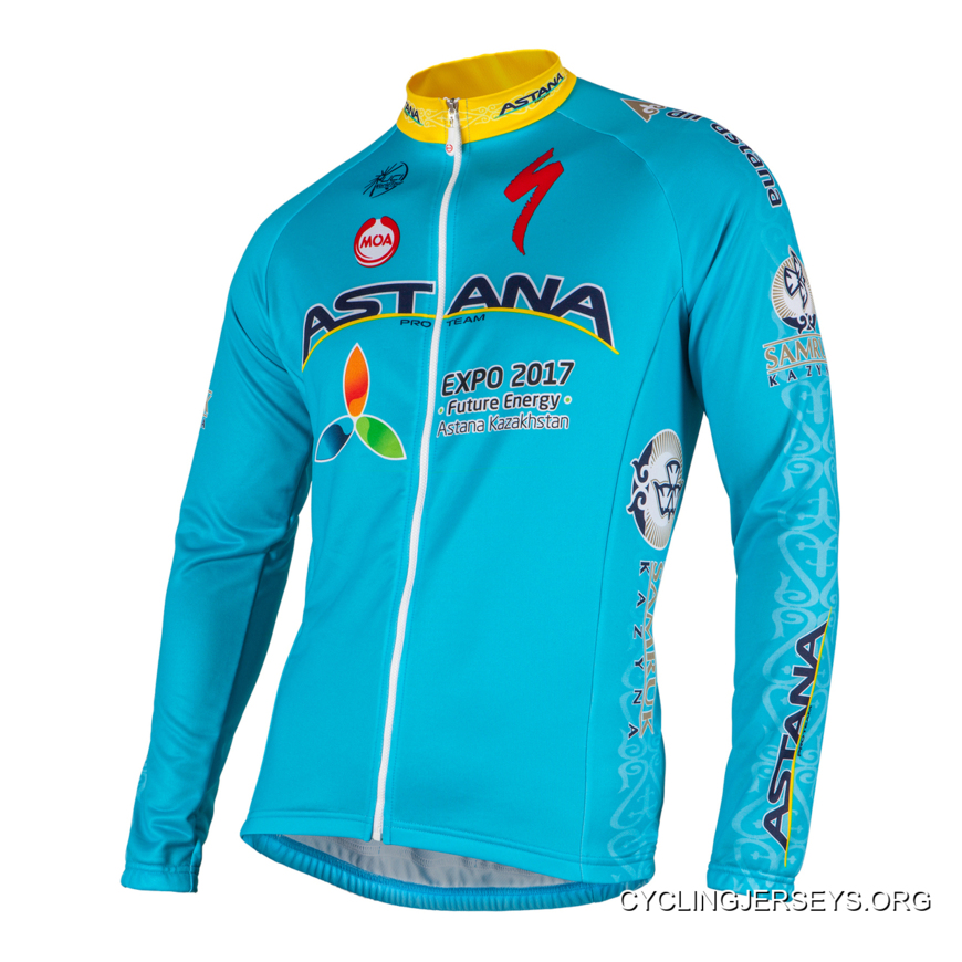 2016 Astana Long Sleeve Jersey New Release