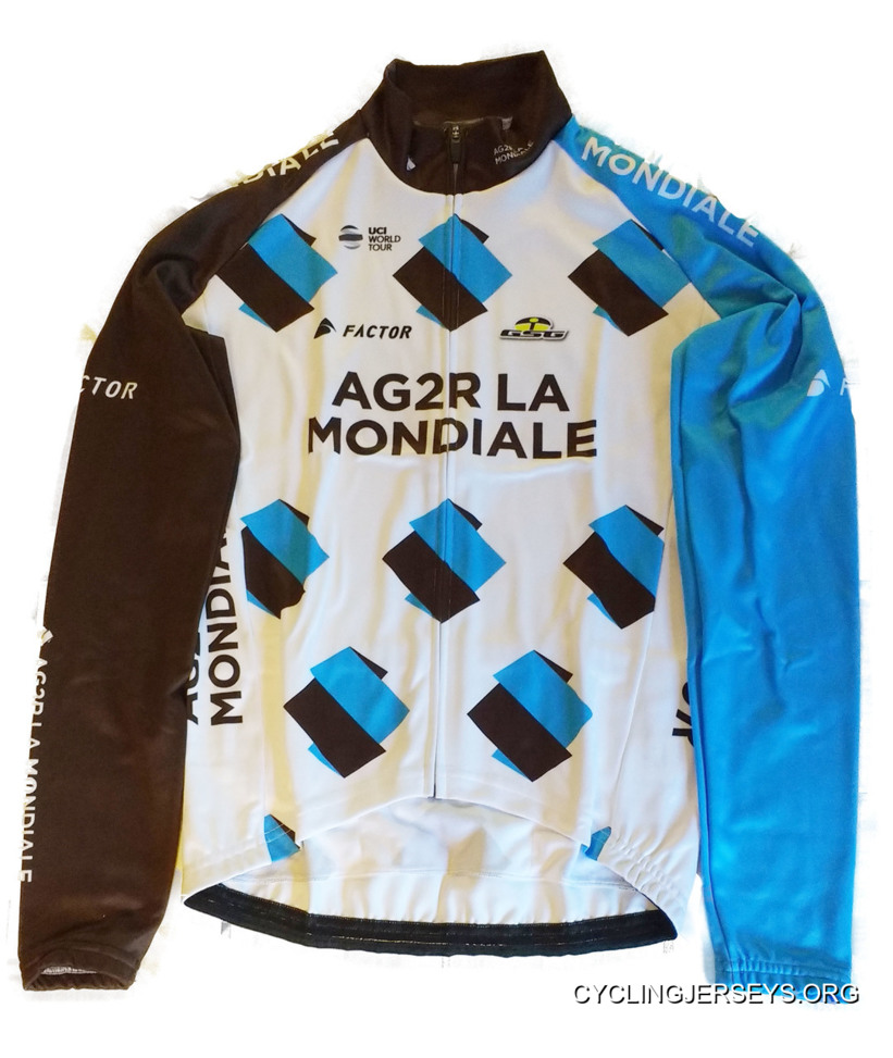 2017 AG2R La Mondiale Long Sleeve Jersey New Style