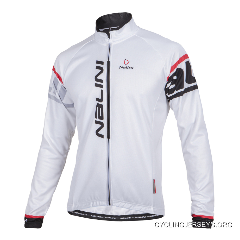 Nalini Logo Ti White Long Sleeve Jersey Discount