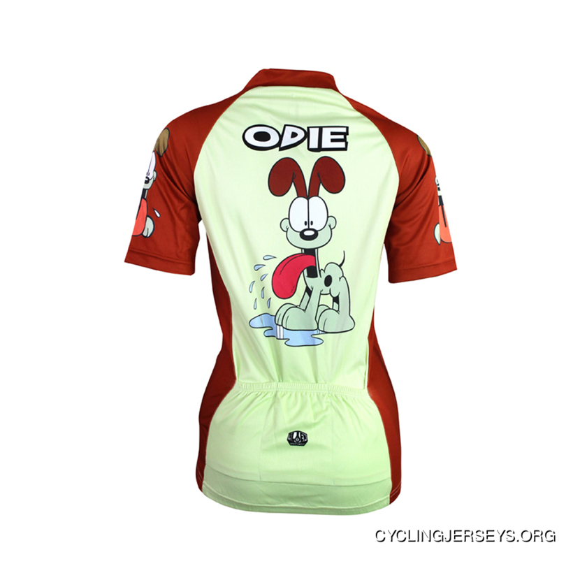 Garfield Odie Women's Short Sleeve Cycling Jersey Free Shipping