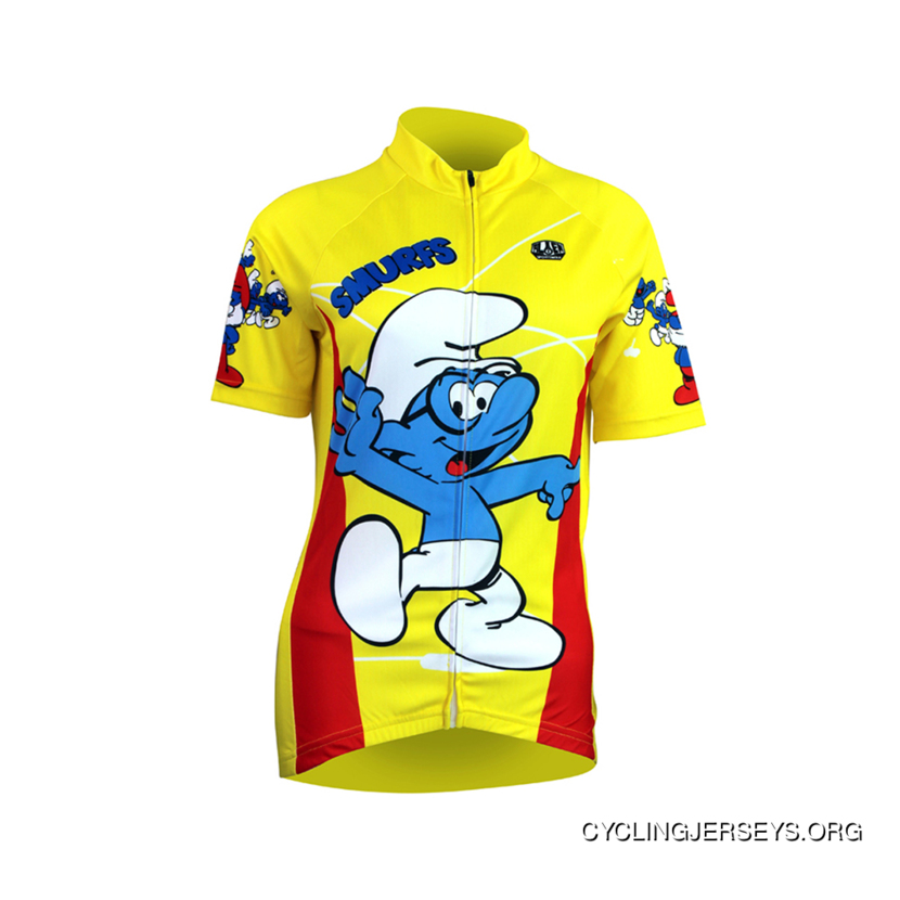 The Smurfs Women's Short Sleeve Cycling Jersey For Sale