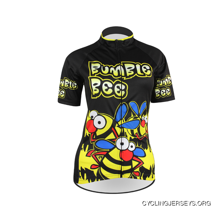 Bumble Bee Women's Short Sleeve Cycling Jersey For Sale