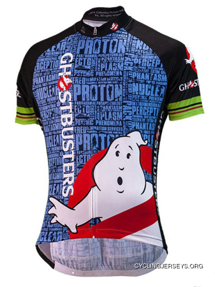 Ghostbusters Slimer Cycling Jersey By Brainstorm Gear Women's With Socks (Free USA Shipping) New Style