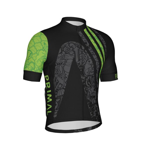 Pri-maniac Men's Helix 2.0 Cycling Jersey Quick-Drying For Sale - Image 2