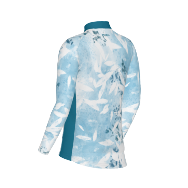 Floral Stamp Women's Long Sleeve Sport Cut Jersey Quick-Drying Latest - Image 4