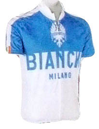 Bianchi Milano Nalon Blue White Jersey