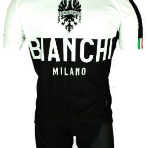 Bianchi Milano Nalon White Black Jersey