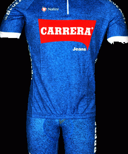 Carrera Blue Retro HZ Jersey