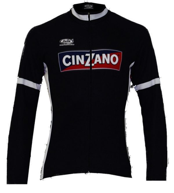 Cinzano Black Long Sleeve Jersey - Image 2